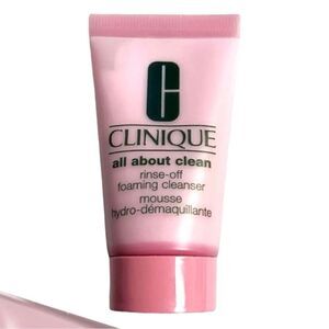 Clinique All About Clean Rinse-Off Foaming Cleanser – Mini 1 oz New